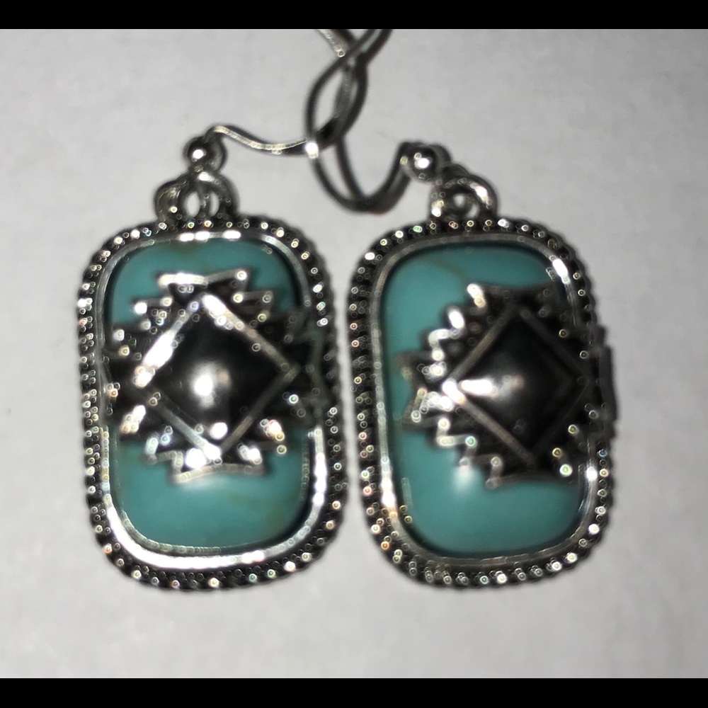 Silver earrings